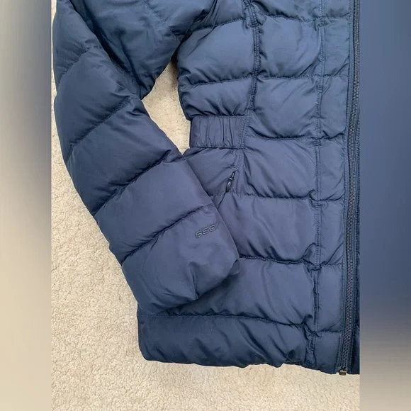 The North Face Women’s Small Navy Blue Gotham Il Hooded 550 Down Puffer Jacket - Picture 8 of 14